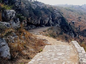 Rajgir_SaptaparniCave_pathway